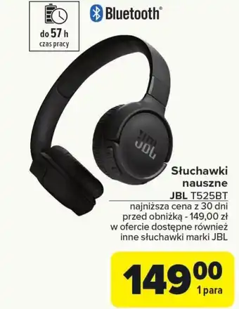 Carrefour Słuchawki bluetooth JBL oferta