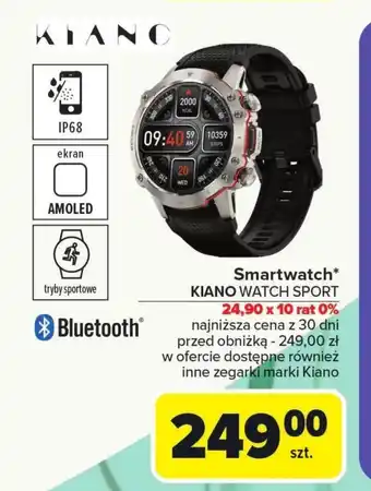 Carrefour Smartwatch Kiano oferta