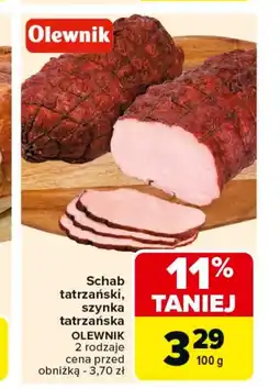 Carrefour Szynka Olewnik oferta