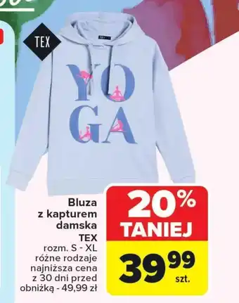 Carrefour Bluza damska TEX oferta