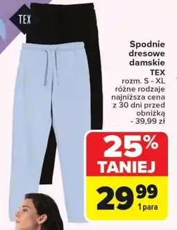 Carrefour Spodnie dresowe TEX oferta