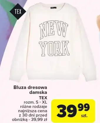 Carrefour Bluza dresowa TEX oferta