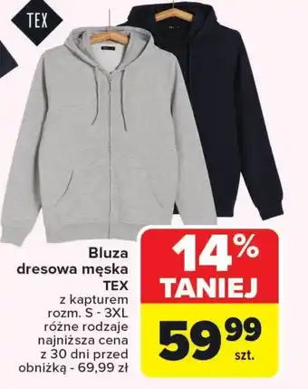 Carrefour Bluza dresowa TEX oferta