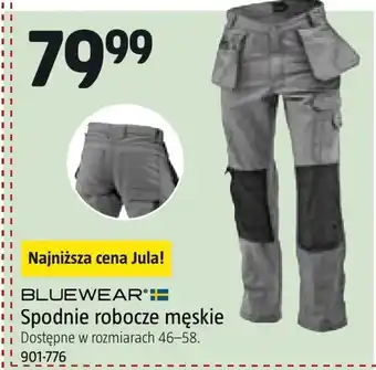 Jula Spodnie robocze męskie Bluewear oferta