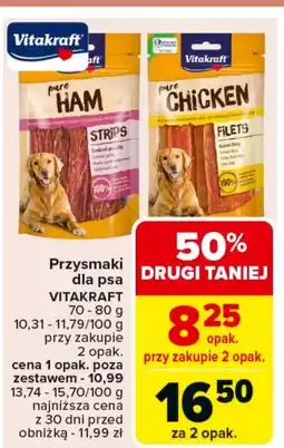 Carrefour Przysmak dla psa Vitakraft oferta