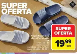 Carrefour Klapki basenowe TEX oferta