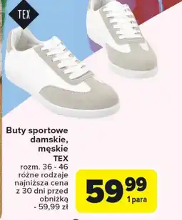 Carrefour Buty sportowe męskie TEX oferta