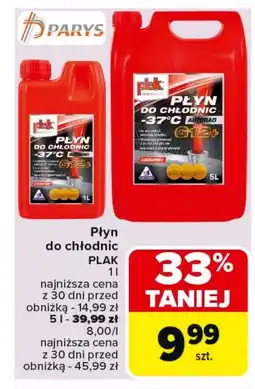 Carrefour Płyn do chłodnic Plak oferta