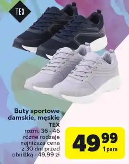 Carrefour Buty sportowe TEX oferta