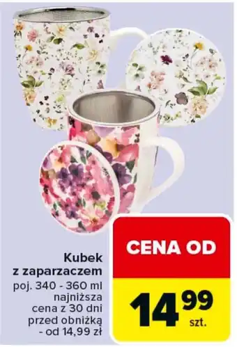 Carrefour Kubek z zaparzaczem oferta