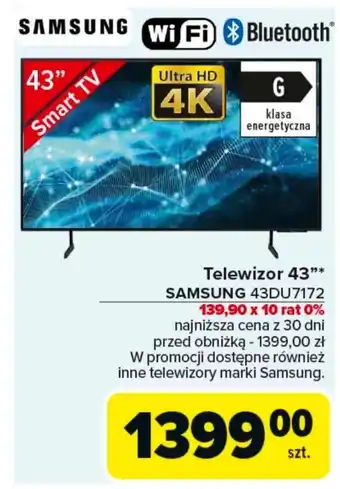 Carrefour Telewizor Samsung oferta