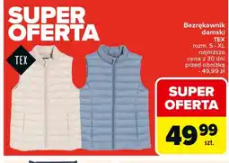 Carrefour Bezrękawnik damski TEX oferta