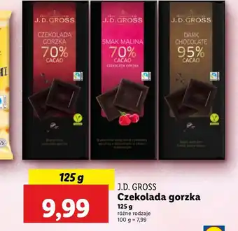 Lidl Czekolada J.D. Gross oferta