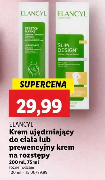 Lidl Krem ujędrniający Elancyl oferta