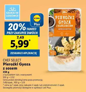 Lidl Pierożki Chef Select oferta