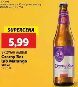 Lidl Czarny bez Browar Amber oferta