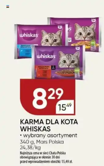 Chata Polska Karma dla kota whiskas mars polska oferta