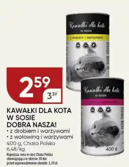 Chata Polska Kawałki dla kota w sosie dobra nasza! chata polska oferta