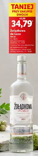 Lidl Wódka Żołądkowa Gorzka De Luxe oferta