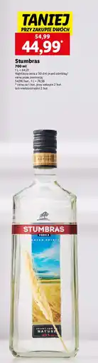 Lidl Wódka Stumbras Centenary oferta