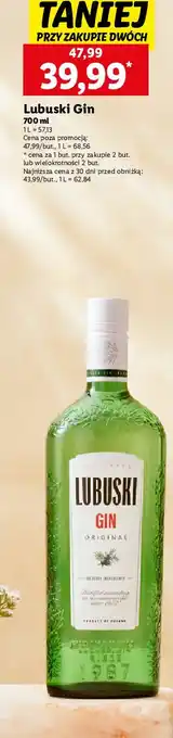 Lidl Gin Lubuski oferta