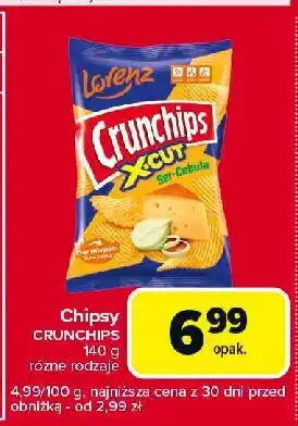 Globi Chipsy ser-cebula Crunchips X-Cut oferta