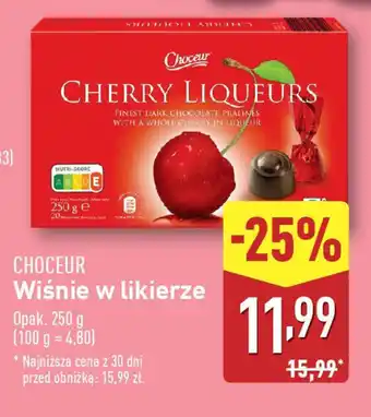 ALDI CHOCEUR Wiśnie w likierze oferta