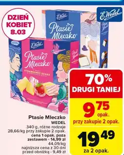 Carrefour Czekoladki śmietankowe E. Wedel Ptasie Mleczko oferta