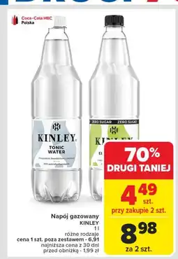 Carrefour Napój elderflower zero Kinley oferta