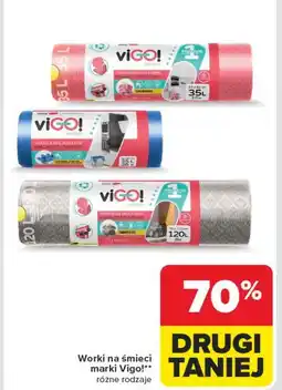 Carrefour Worki do segregacji śmieci 120 l Vigo! oferta