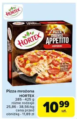 Carrefour Pizza grande appetito pepperoni Hortex oferta