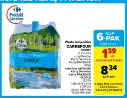 Carrefour Woda naturalna niegazowana Carrefour Sudety+ oferta