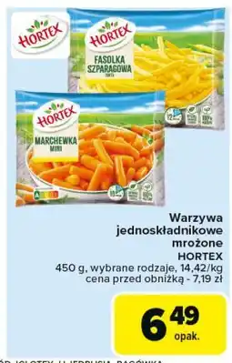 Carrefour Fasolka szparagowa żółta Hortex oferta