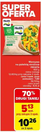 Carrefour Warzywa na patelnię z koperkiem i pietruszką Frosta oferta