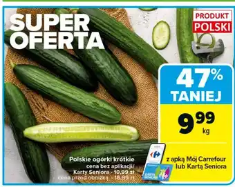 Carrefour Ogórki krótkie polskie oferta