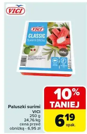 Carrefour Paluszki krabowe surimi Vici oferta