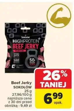 Carrefour Wołowina suszona Sokołów High Protein oferta