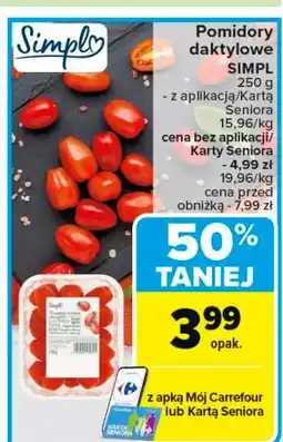 Carrefour Pomidor daktylowy Simpl oferta