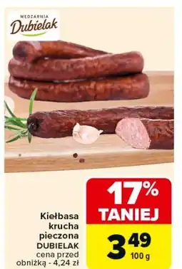 Carrefour Kiełbasa krucha pieczona Dubielak oferta