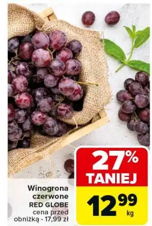 Carrefour Winogrona red globe oferta