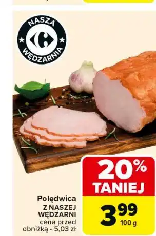 Carrefour Polędwica sopocka Nasza Wędzarnia Carrefour oferta