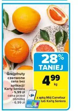 Carrefour Grejpfruty czerwone oferta