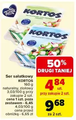 Carrefour Kortos ser sałatkowy Turek Naturek oferta