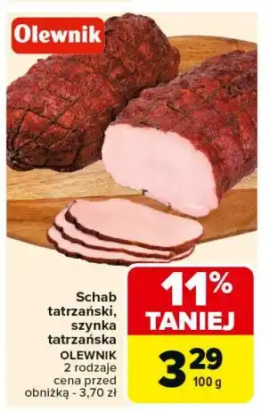 Carrefour Szynka tatrzańska Olewnik oferta