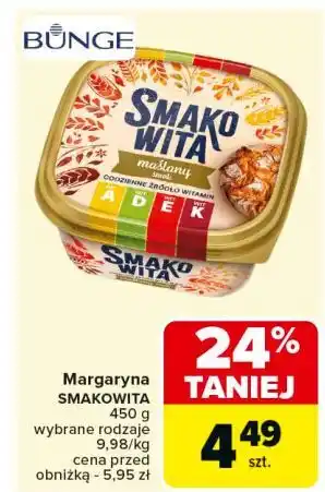 Carrefour Margaryna Smakowita Maślany Smak oferta