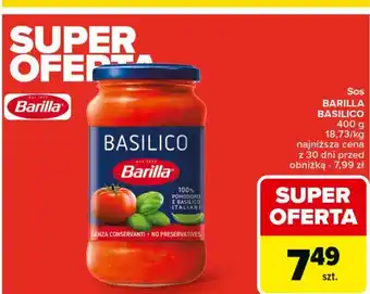 Carrefour Sos basilico Barilla oferta