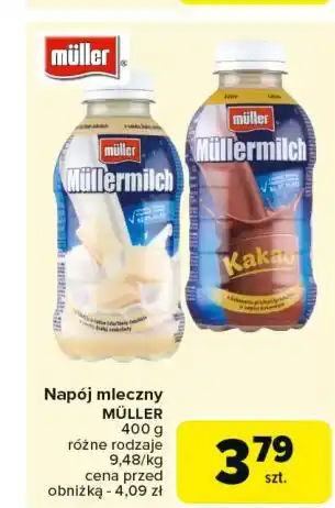 Carrefour Napój mleczny kakao Mullermilch oferta