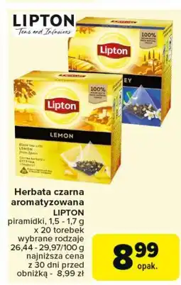 Carrefour Herbata earl grey Lipton oferta