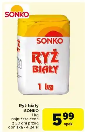 Carrefour Ryż biały Sonko oferta