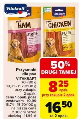 Carrefour Paski szynki Vitakraft oferta